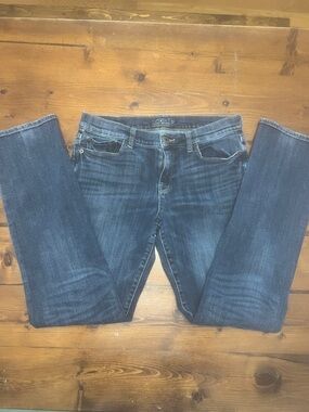 Lucky Brand Women's Straight Leg Dark Wash Blue Jeans